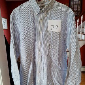 L.L.Bean Men's Classic Oxford Shirt, Traditional Fit University Stripe